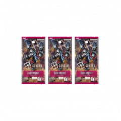 Bandai Gundam Card Game Booster Pack - Dual Impact (GD02) (Japanese) - 3 Packs - 18 Cards