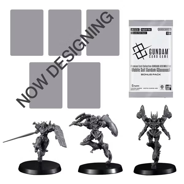 Bandai Gundam Card Game Premium Card Collection Gundam Assemble Set (Japanese) - Mobile Suit Gundam GQUUUUUUX (PC02A)