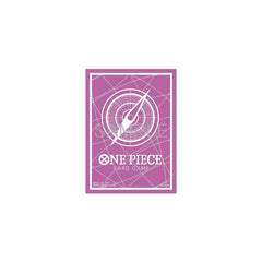 Bandai One Piece Card Game Official Sleeves: Assortment 13 - Standard Card Game Back Purple (70-Pack)