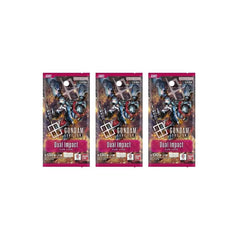Bandai Gundam Card Game Booster Pack - Dual Impact (GD02) (Japanese) - 3 Packs - 18 Cards